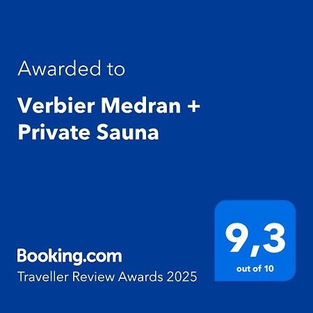 Verbier Medran + Private Sauna 외부 사진